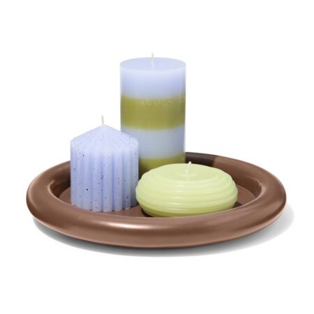 HEMA Kaarsenonderzetter ⌀26.5x3cm hout bruin (bruin) | HEMA