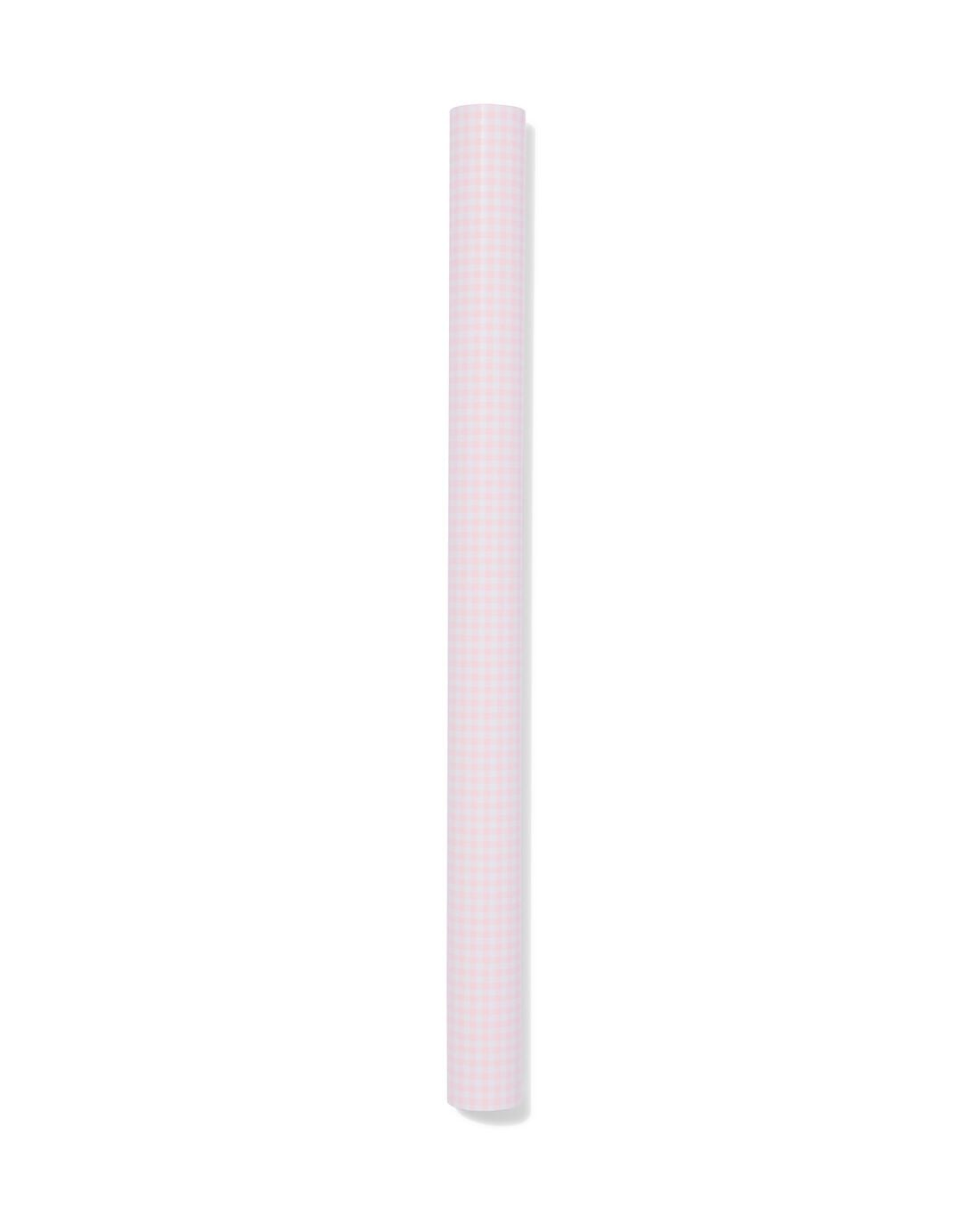 HEMA Kaftpapier 300x46.5cm ruiten (roze) | HEMA