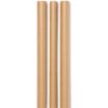Kaftpapier 300x50cm kraft - 3 stuks (bruin)