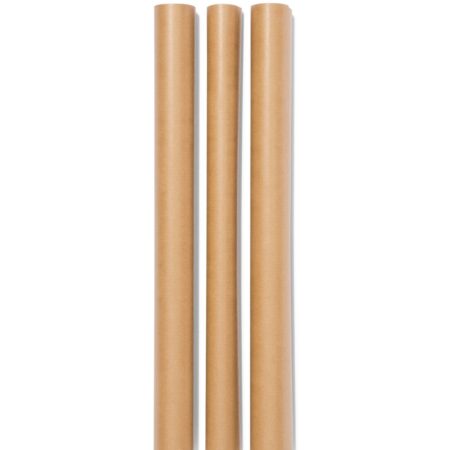 Kaftpapier 300x50cm kraft - 3 stuks (bruin)