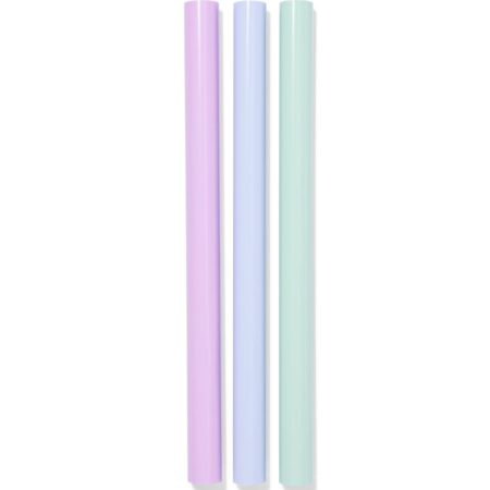 Kaftpapier 300x50cm pastel - 3 stuks (multicolor)