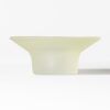 Kandelaar ⌀11x5cm Zwier glas geel