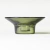 Kandelaar ⌀11x5cm Zwier glas groen