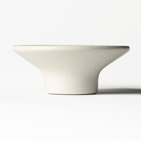 Kandelaar ⌀12x6.5cm Zwier keramiek wit