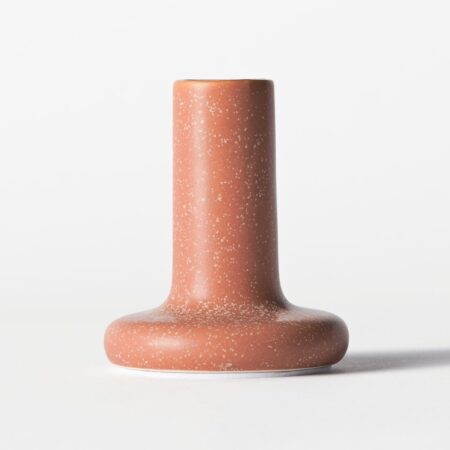 Kandelaar ⌀5x12cm Bink keramiek oranje