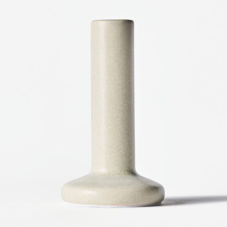 Kandelaar ⌀5x12cm Bink keramiek wit