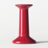 Kandelaar ⌀7.5x13cm Zwier keramiek rood