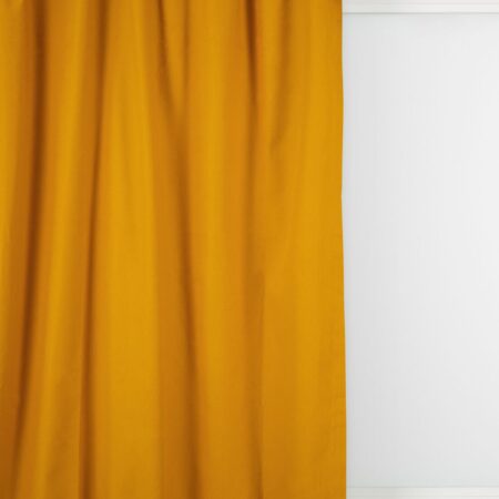 HEMA Kant en klaar gordijn met plooiband 140x270 (okergeel) | HEMA