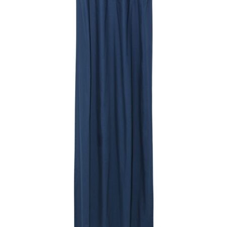 HEMA Kant en klaar gordijn met ringen - 270 x 140 cm (donkerblauw) | HEMA
