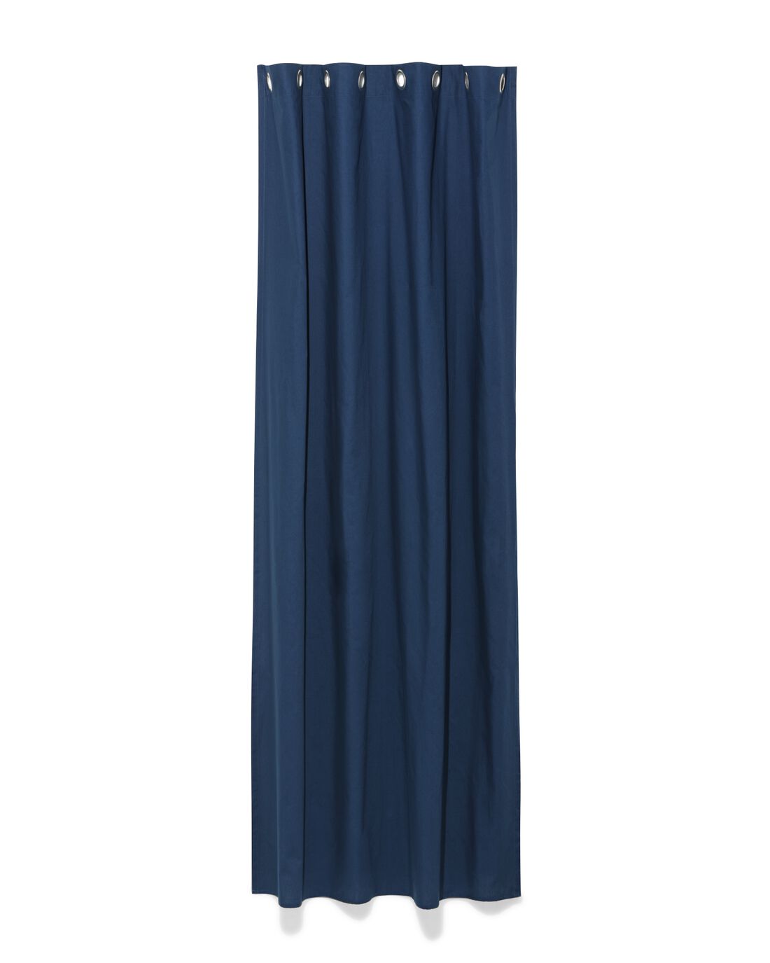 HEMA Kant en klaar gordijn met ringen - 270 x 140 cm (donkerblauw) | HEMA