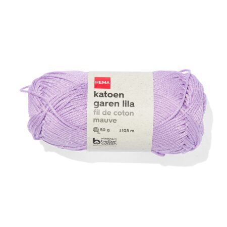 HEMA Katoen garen 50g 105m lila | HEMA