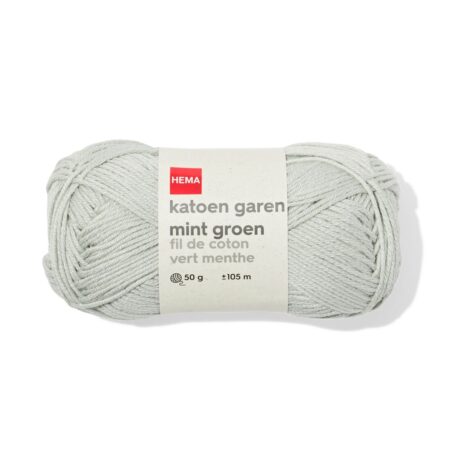 HEMA Katoen garen 50g 105m mintgroen | HEMA