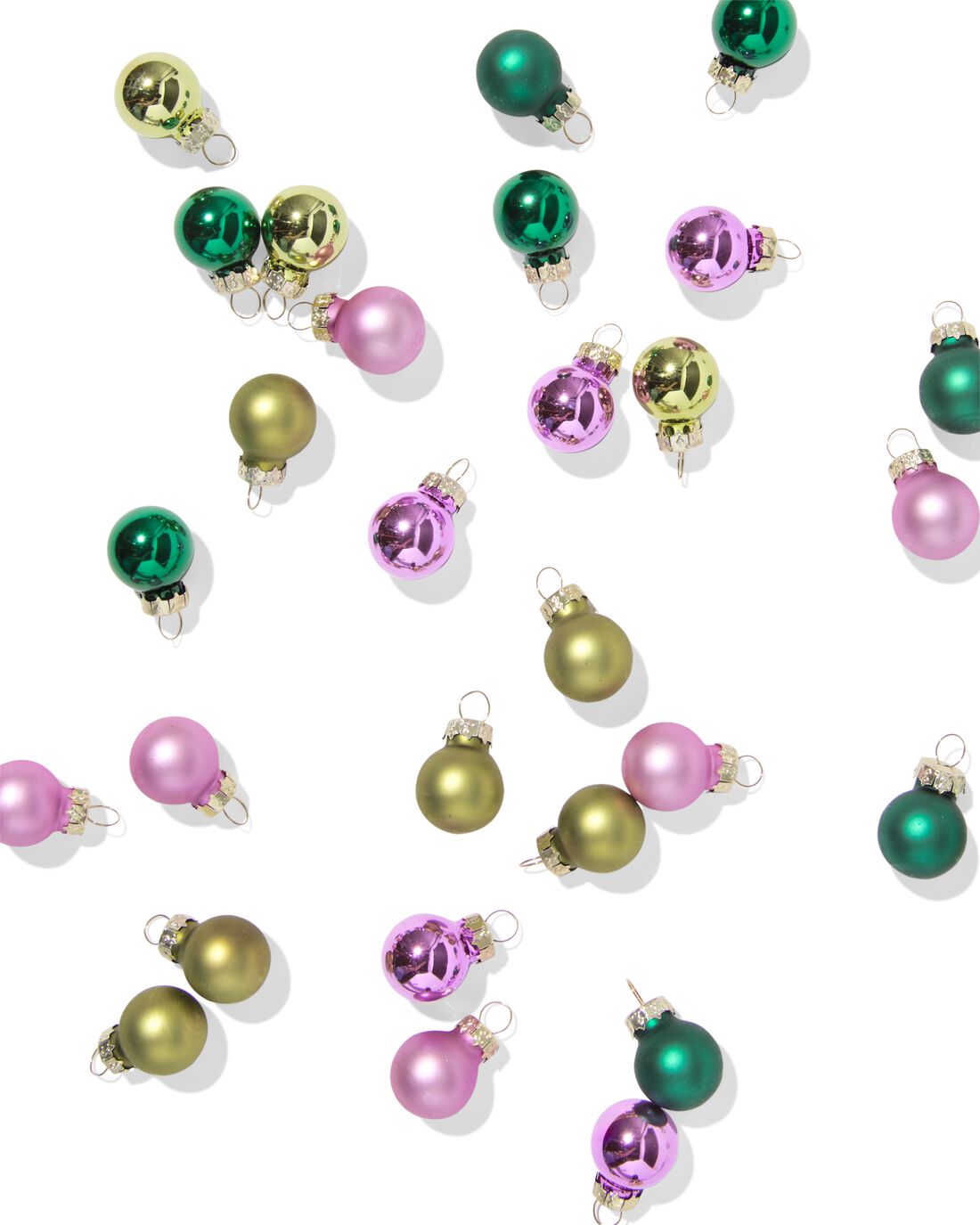 HEMA Kerstballen 3.2cm glas mini multi - 36 stuks (multi) | HEMA