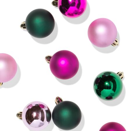 HEMA Kerstballen 4.1cm plastic multi - 9 stuks (multi) | HEMA
