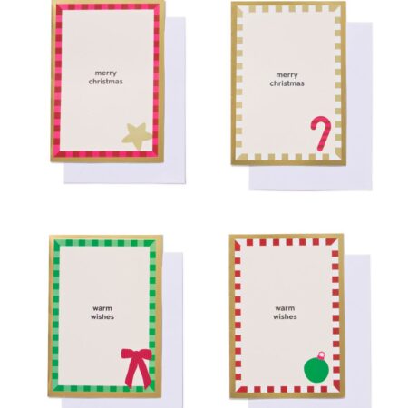 HEMA Kerstkaarten 14.5x10.4 - 20 stuks | HEMA