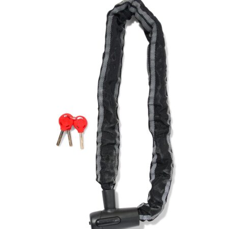 HEMA Ketting met vast slot 90cm Ø8mm zwart | HEMA