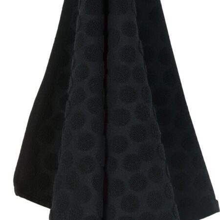 HEMA Keukendoek 50 x 50 - katoen - zwart stip (zwart) | HEMA