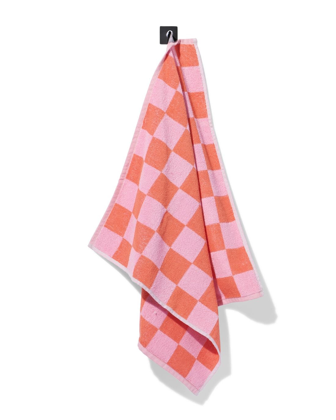 HEMA Keukendoek 50x50cm katoen ruiten roze (roze) | HEMA