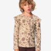 HEMA Kinder T-shirt bloemen beige (beige) | HEMA
