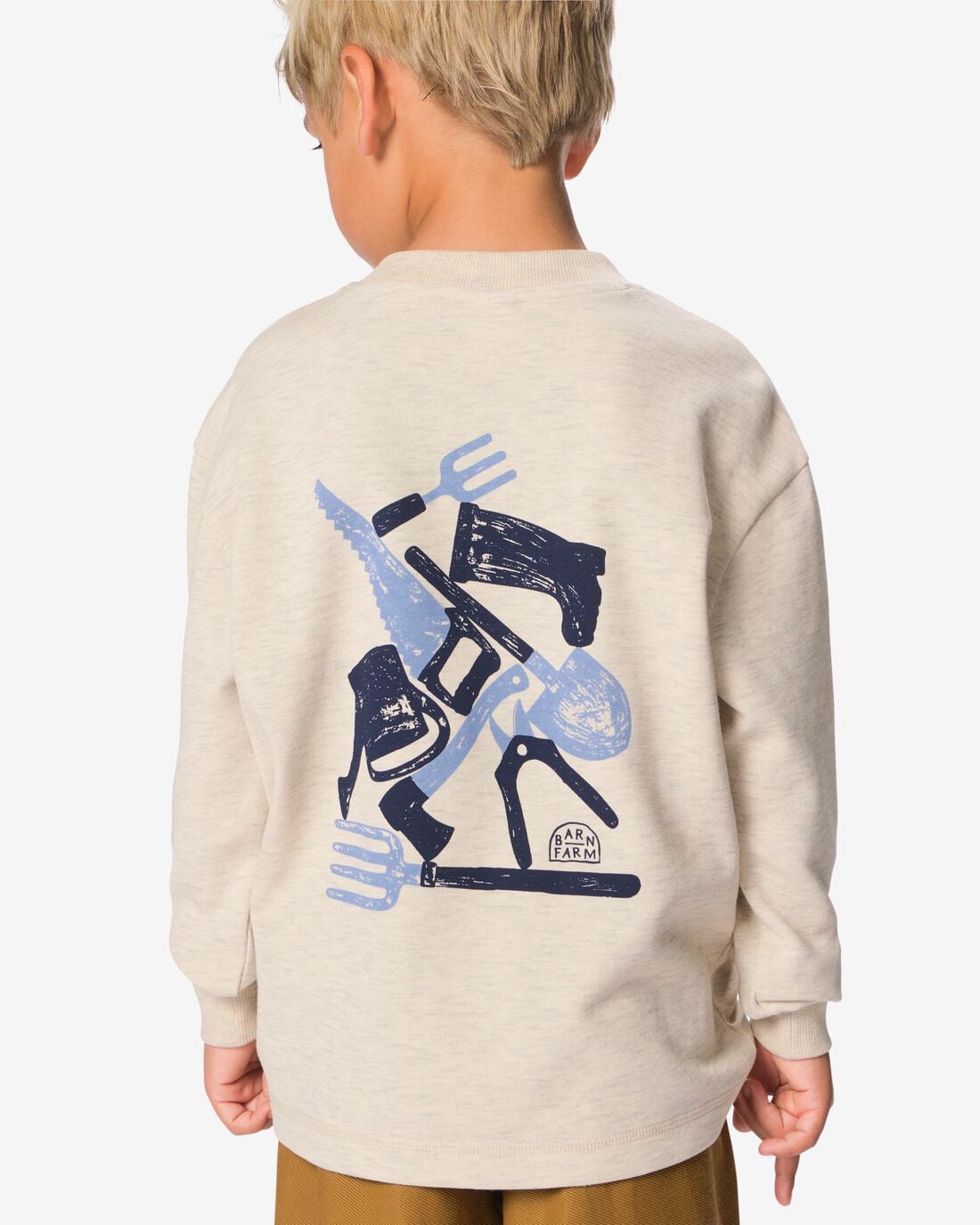 HEMA Kinder T-shirt dieren zand (zand) | HEMA