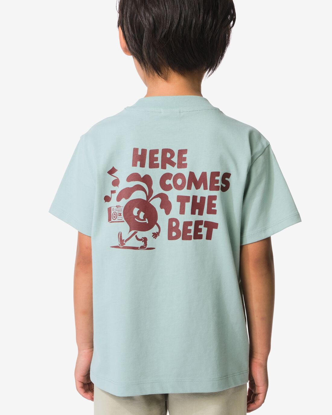 HEMA Kinder T-shirt grafisch lichtblauw (lichtblauw) | HEMA