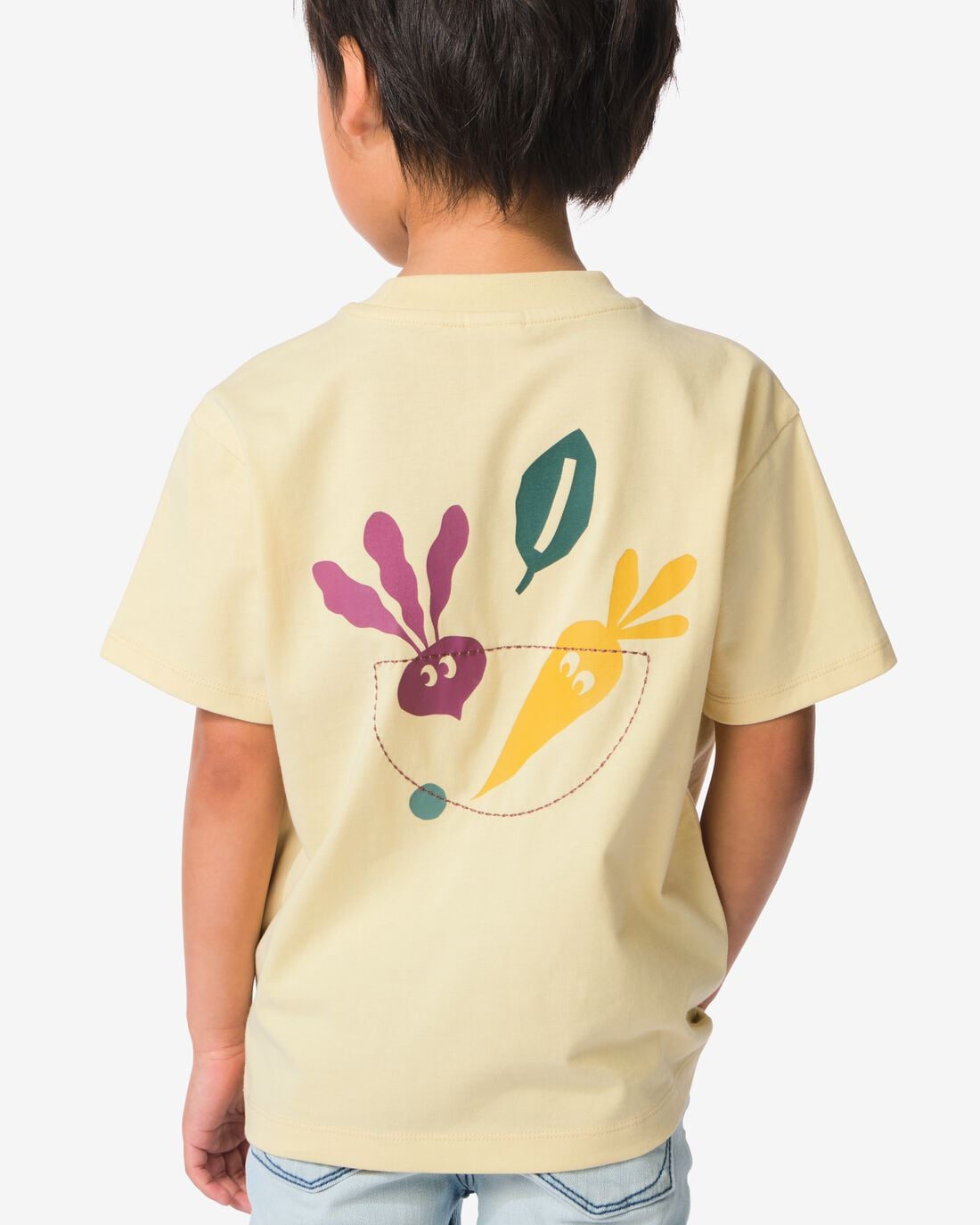 HEMA Kinder T-shirt groente lichtgroen (lichtgroen) | HEMA