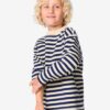 HEMA Kinder T-shirt jersey strepen blauw (blauw) | HEMA