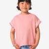 HEMA Kinder T-shirt rib roze (roze) | HEMA