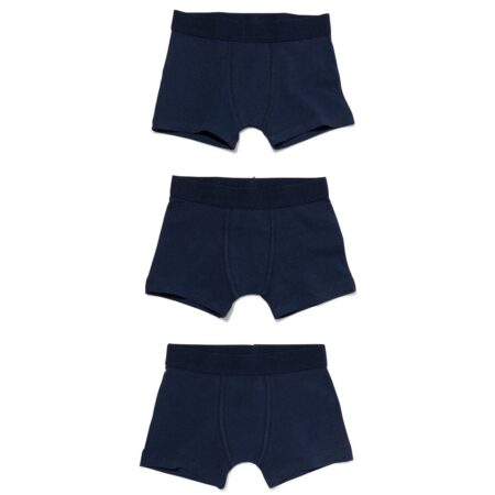 HEMA Kinder boxers - 3 stuks blauw | HEMA