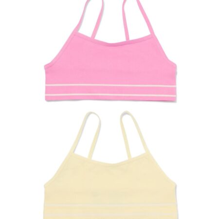 HEMA Kinder naadloze top - 2 stuks multi (multi) | HEMA