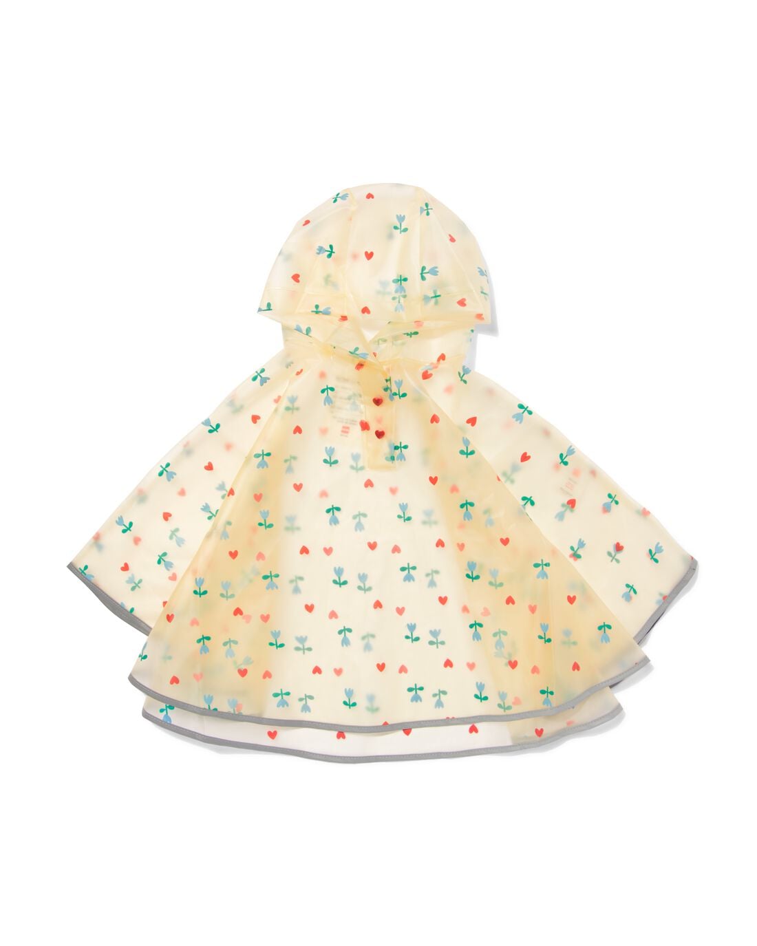 HEMA Kinder regenponcho bloemen multi (multi) | HEMA