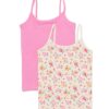 HEMA Kinder singlet rib - 2 stuks multicolor (multicolor) | HEMA
