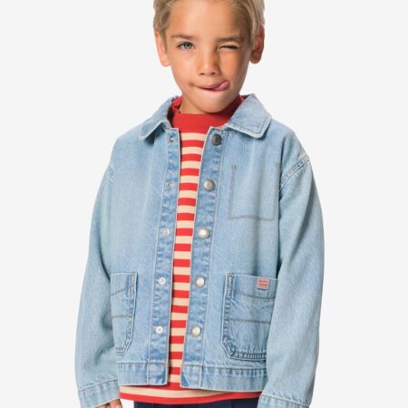 HEMA Kinder spijkerjas blauw (blauw) | HEMA