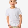 HEMA Kinder t-shirts biologisch katoen - 2 stuks wit | HEMA