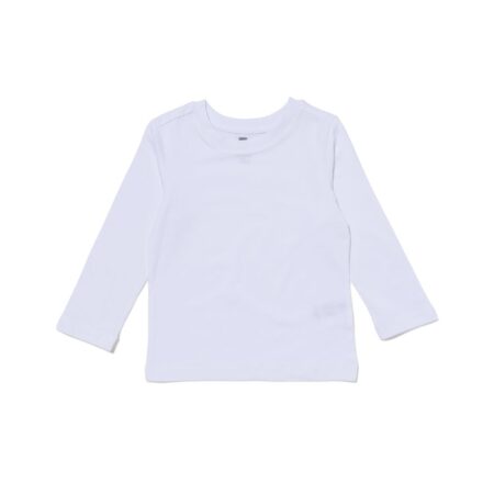 HEMA Kinder t-shirts - biologisch katoen - 2 stuks wit | HEMA