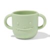 HEMA Kinderbeker 150ml siliconen monster groen (mintgroen) | HEMA