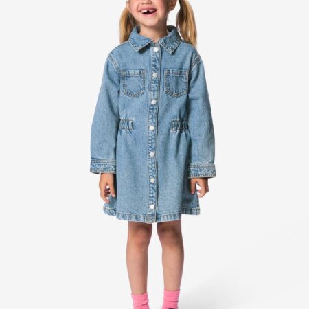 Kinderblousejurk Debba regular fit denim
