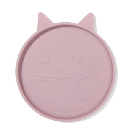 HEMA Kinderbordje Ø16cm monster siliconen roze (roze) | HEMA