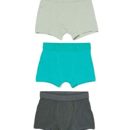 HEMA Kinderboxers - 3 stuks groen (groen) | HEMA
