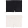 HEMA Kinderboxers naadloos rib - 2 stuks zwart/wit (zwart/wit) | HEMA