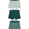 HEMA Kinderboxers printh - 3 stuks groen (groen) | HEMA