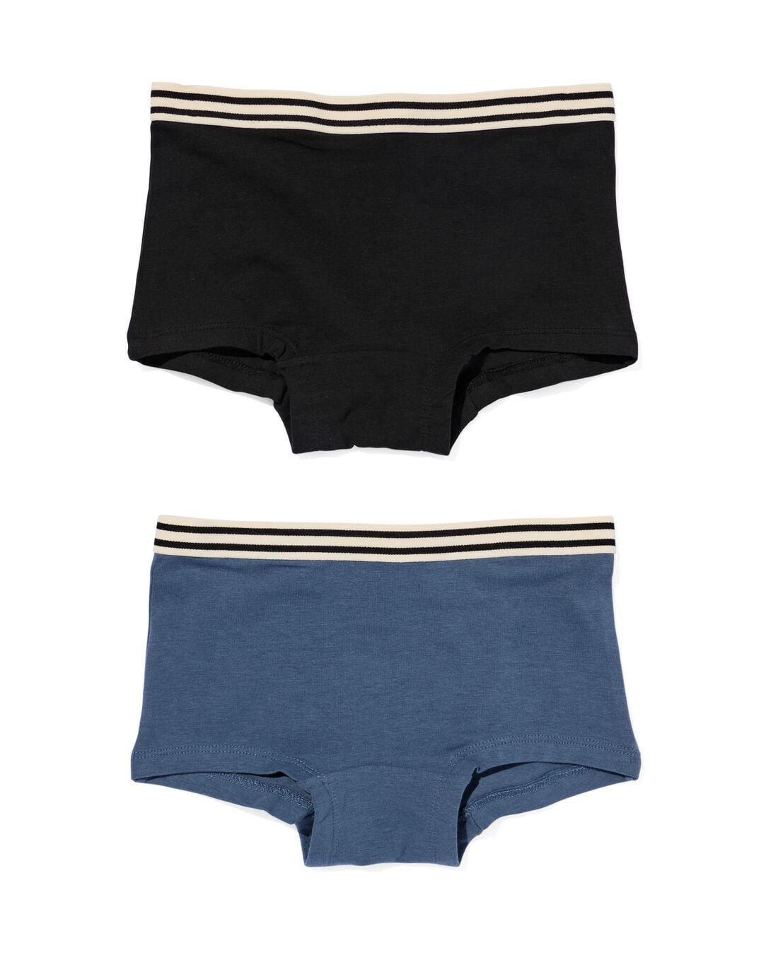 HEMA Kinderboxers stretch katoen - 2 stuks zwart (zwart) | HEMA