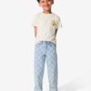 HEMA Kinderbroek regular fit ruiten blauw (blauw) | HEMA