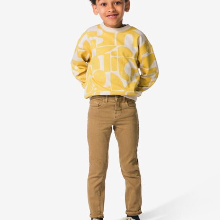 HEMA Kinderbroek skinny fit jog groen (groen) | HEMA