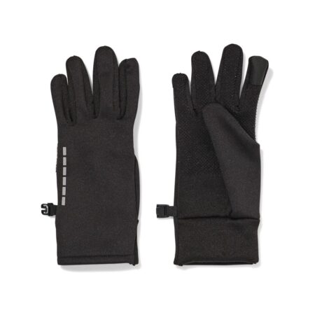 HEMA Kinderhandschoenen softshell met touchscreen zwart (zwart) | HEMA