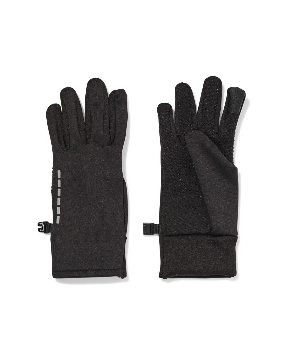HEMA Kinderhandschoenen softshell met touchscreen zwart (zwart) | HEMA