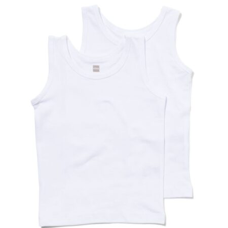 HEMA Kinderhemden - 2 stuks wit | HEMA