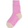 HEMA Kinderhuissokken rib fleece roze (roze) | HEMA