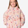 Kinderjas bloemen roze