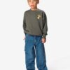 HEMA Kinderjeans regular fit blauw (blauw) | HEMA